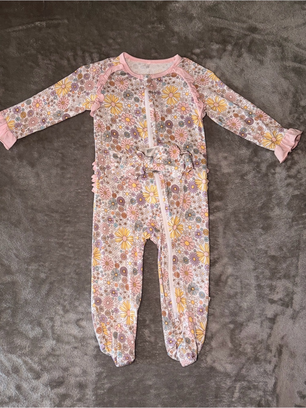 Milkberry floral footies 6-9M